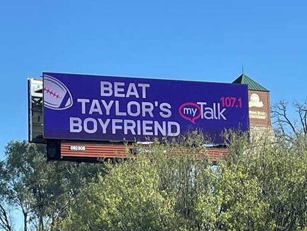 Billboards mocking Kansas City Chiefs tight end Travis Kelce have popped up around Minneapolis