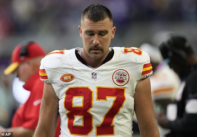 Travis Kelce was listed as questionable for the Chiefs' game against the Broncos