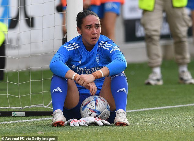 Manuela Zinsberger was Arsenal's No.1 goalkeeper last season but is not assured of her place