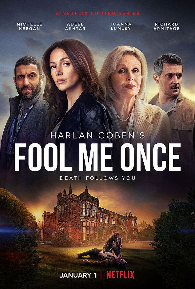 Exciting: And if Pact Of Silence fans are looking for a new thriller to watch, Netflix has announced that the film adaptation of Harlan Coben's Fool Me Once will be released in January