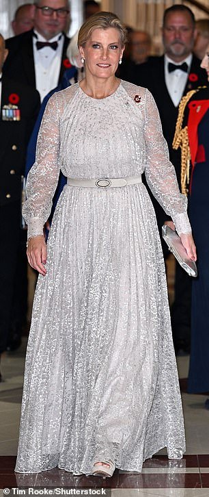 The Duchess of Edinburgh looked stunning as she attended a dinner