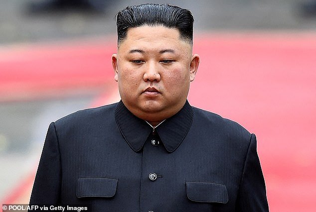 The teacher allegedly compared the student to the North Korean supreme leader (pictured) as they showed a photo of him on a large screen to the entire class.