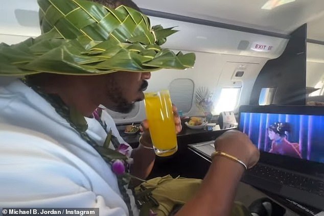 In the Air: Michael closed with a humorous short clip of himself sipping juice (or possibly a mimosa) while watching anime while on a jet