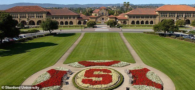 Stanford University campus shown.  The Election Integrity Partnership was formed in July 2020 and included members of the Stanford Internet Observatory