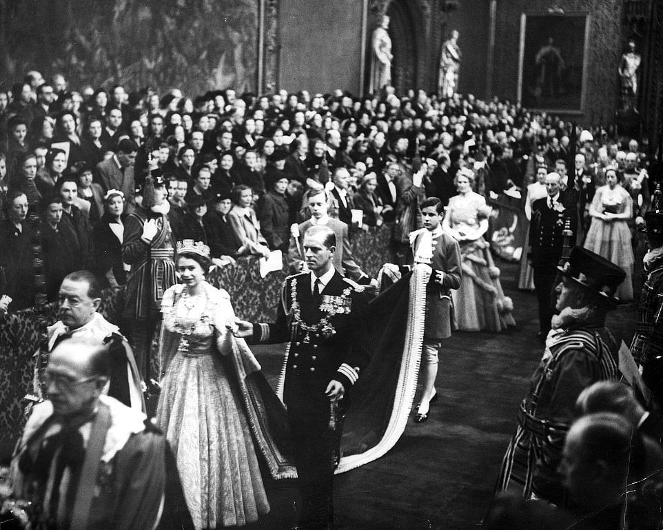 The late Queen Elizabeth II first opened Parliament in 1952, after the death of her father George VI