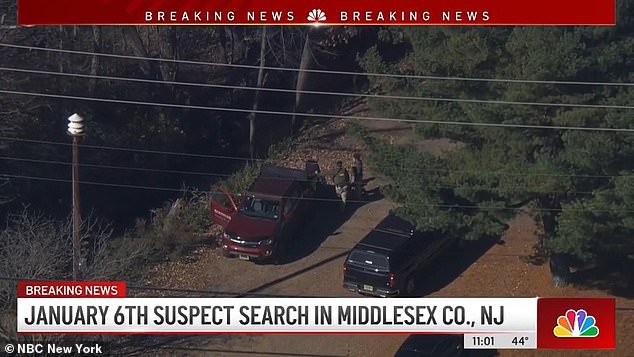 According to police, the 46-year-old then fled to a wooded area