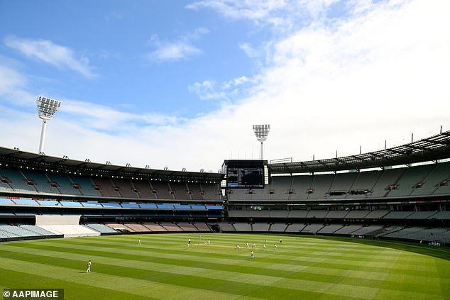 In a press release on Thursday, Frontier Touring announced that additional tickets would be released for all of Swift's Australian tour dates, which will take place in Melbourne and Sydney next year.  Pictured: the MCG