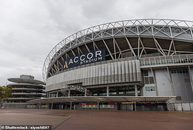 Prices for the new allotment of tickets start at $79.90 for “partially obstructed side view tickets.”  In the photo: the Accor Stadium in Sydney