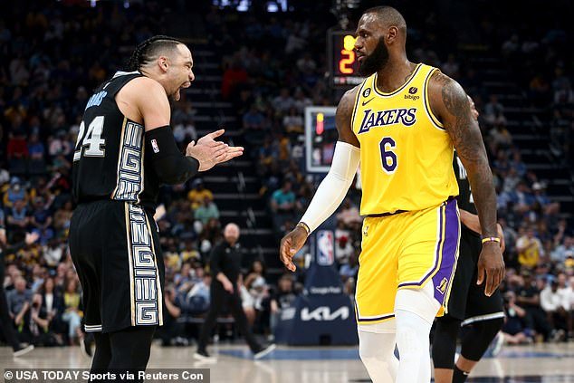 Brooks and James developed a rivalry during the Grizzles vs. Playoff series.  Lakers from last season