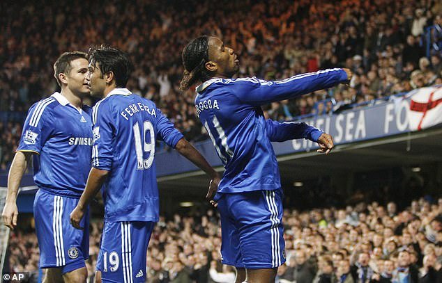 Drogba was banned in 2008 for throwing a coin into the crowd against Burnley in 2008