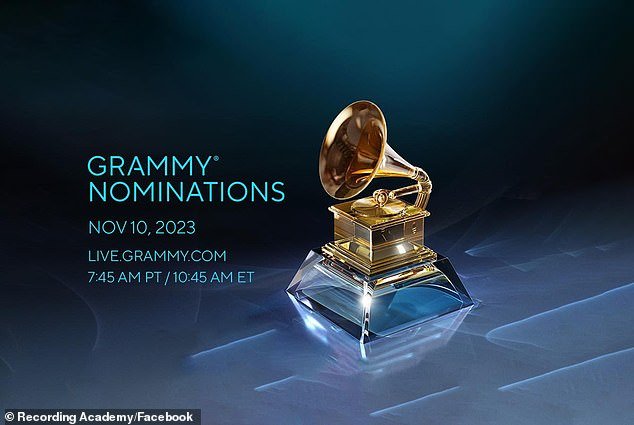 Clear tomorrow morning!  The 36-year-old Breakfast for Dinner singer is eager to tune in for the 66th annual Grammy Awards nominations, which will be announced this Friday at 8 a.m. PST.