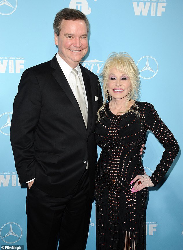 Haskell Sr.  is seen with Dolly Parton, whom he represented for many years