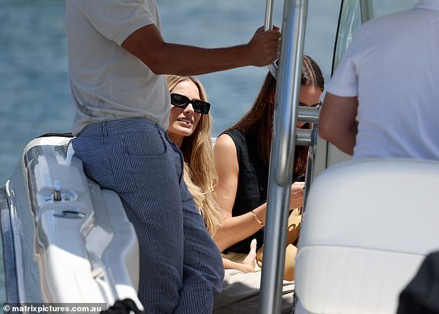 Margot and Tom were spotted in Sydney's luxurious Rose Bay, where the loved-up couple enjoyed cruising the city's harbor
