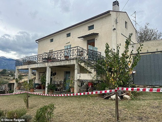 Michelle Faiers and Michael Whitbread's home in Verratti, Italy, where Michele was found dead