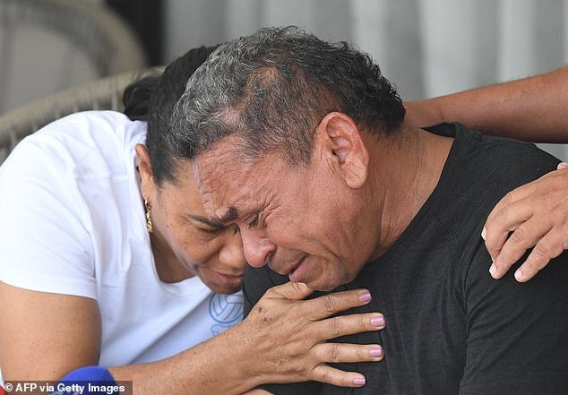 He broke down in tears as he thanked God and his community during a press conference at his home in Colombia