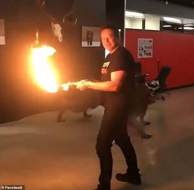 Musk himself sometimes seemed arrogant about safety during visits to SpaceX sites: four employees said he sometimes played with a new flamethrower