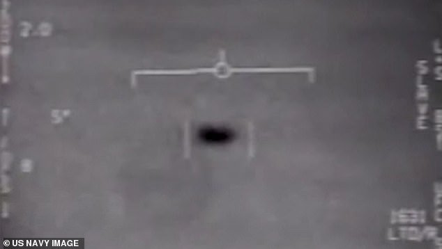 One of the most famous and unusual UFOs to date, spotted by the US Navy in 2004, has been compared to the Tic Tac breath mint due to its white, rectangular appearance (pictured)