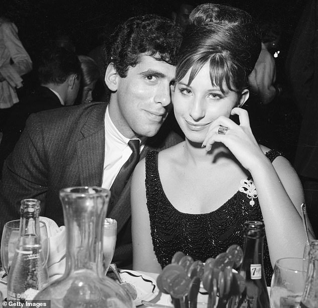 Throwback: Barbra was still with her first husband Elliott Gould at the time, whom she started dating when they were both emerging stage actors;  they are pictured in 1967