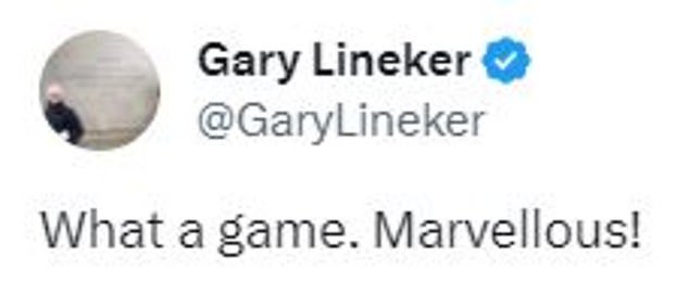 1699819580 911 What a game Gary Lineker and Michael Owen lead the