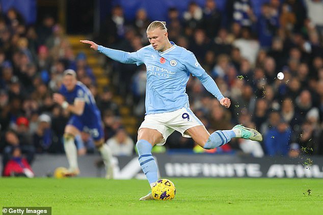 Erling Haaland was City's star player again, scoring a goal on a thrilling evening