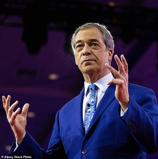 Controversial: One of the most controversial signings is former UKIP leader Nigel Farage, who is said to have agreed to take part after previously declining several times (pictured in March)
