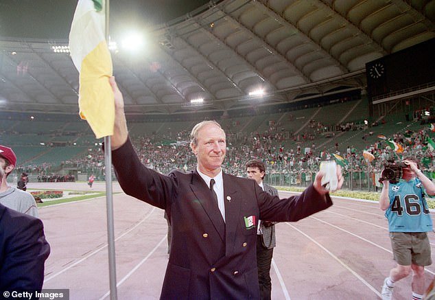 Jack Charlton famously led the Republic of Ireland to the last eight of the World Cup in Italia '90