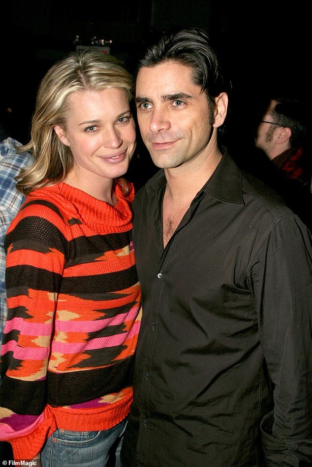 Before tying the knot with O'Connell, Romijn was previously married to Stamos from 1998 to 2005.  Pictured in 2003 in New York.