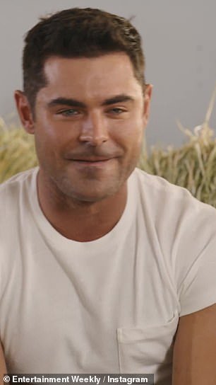 Current: Zac Efron fans were surprised by his unrecognizable face in a new interview he did for Entertainment Weekly