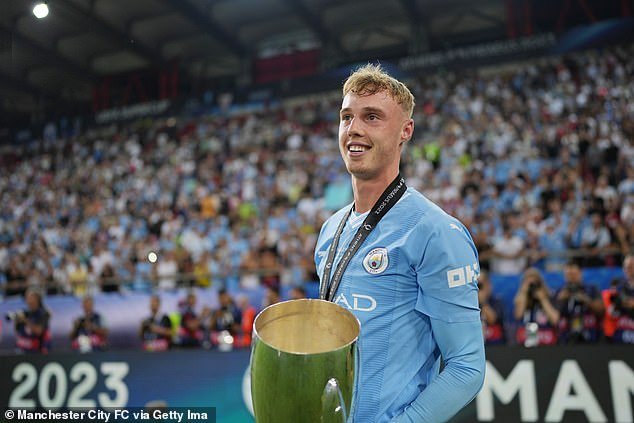 Palmer helped City lift the trophy but left for Chelsea less than a month later
