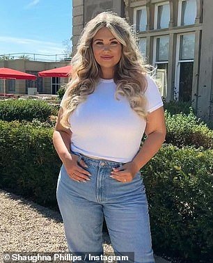 Body: The Love Island star who found fame on the ITV reality show in 2020 also spoke about the pressure of being in the public eye and how cruel online trolls constantly tell her to lose weight