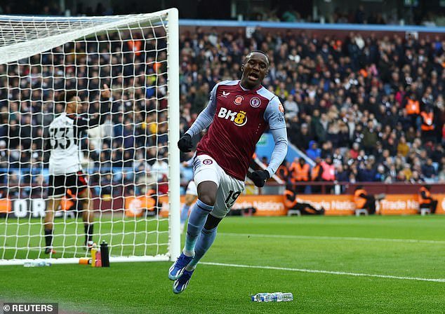 Aston Villa's Moussa Diaby is the only Premier League player to feature in the top five creators