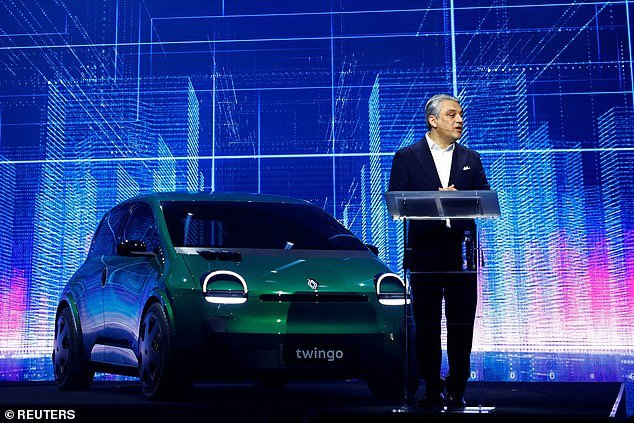 During a presentation in Paris on Wednesday afternoon, De Meo said Twingo will be 'a game changer like it was 30 years ago'