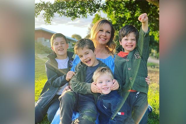 The family photo of his wife and children that appears in the booklet also appears on his Facebook page, but without him in it