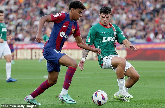 Yamal has quickly become a regular for Barcelona this season despite his young age
