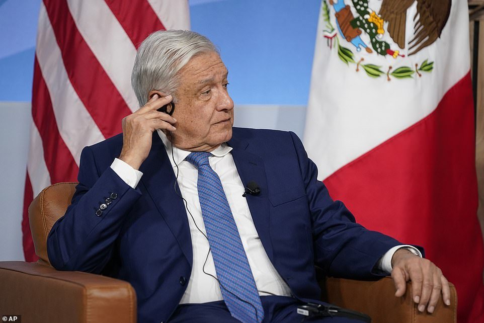 “And I would also like to express and say that he is the first president in the United States in recent times who has not built walls.  It is true, and we must continue to support each other, so migration is an option and not forced,” he said.