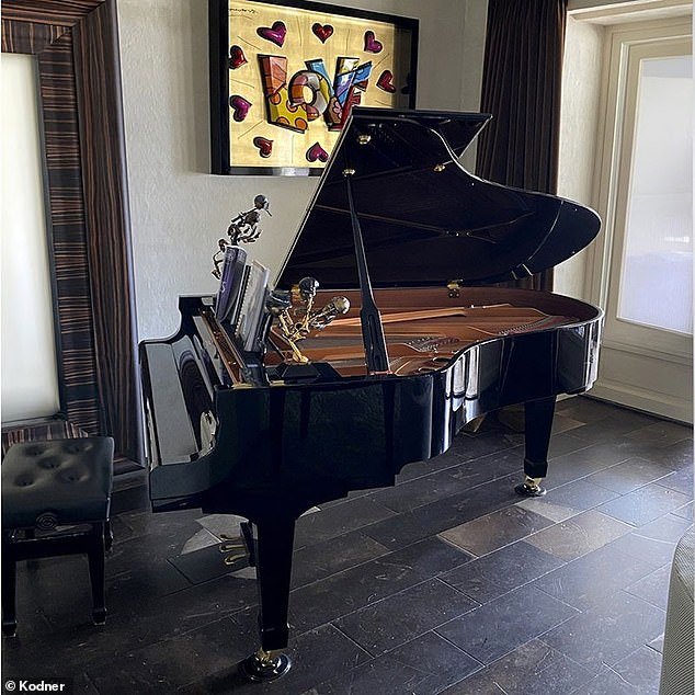 The Yamaha piano has more sentimental value, as Phil used it for their 22-year-old son Nicholas to play.  The piano alone is expected to fetch somewhere between $50,000 and $100,000