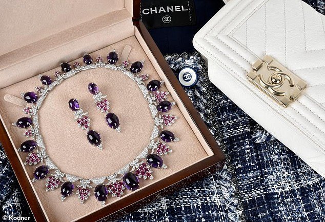 The auction, scheduled for December 6, will sell a number of high-end couture items that Cevey acquired during her marriage to Collins, including Chanel clothing and jewelry.