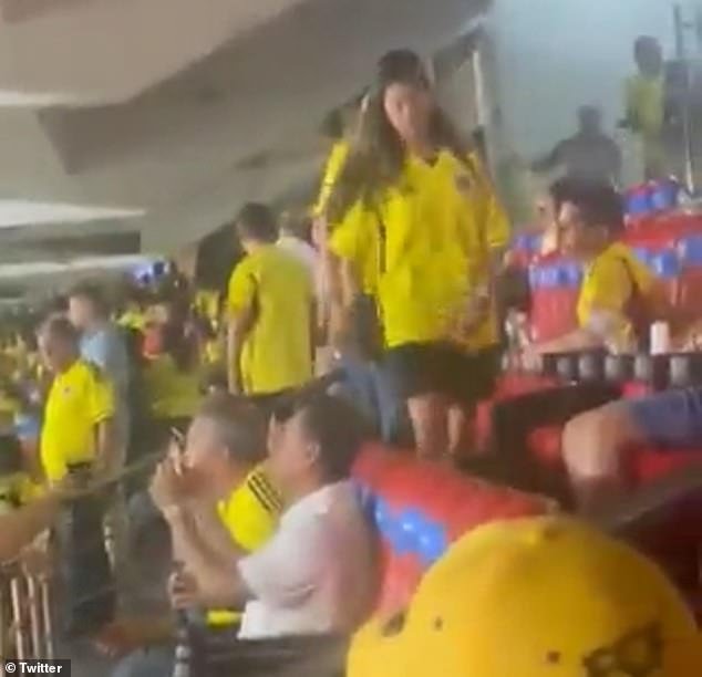 The teenager was unable to celebrate Colombia's 2-1 win over Brazil in a 2026 World Cup qualifying match