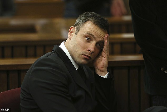 But if the armed athlete known as 'Blade Runner' wins freedom he will be kept under strict protection for fear of revenge attacks from Johannesburg's underworld, as first revealed by Mail Online.  It is said that Pistorius was wrongly ineligible for early release from prison in March (file image)