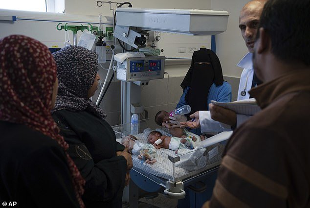 According to Israel, Israeli incubators were delivered to Shifa Hospital for the babies