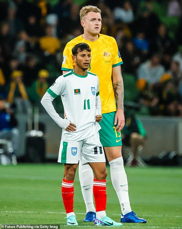 The towering centre-back made his Socceroos debut in 2019 and hasn't looked back