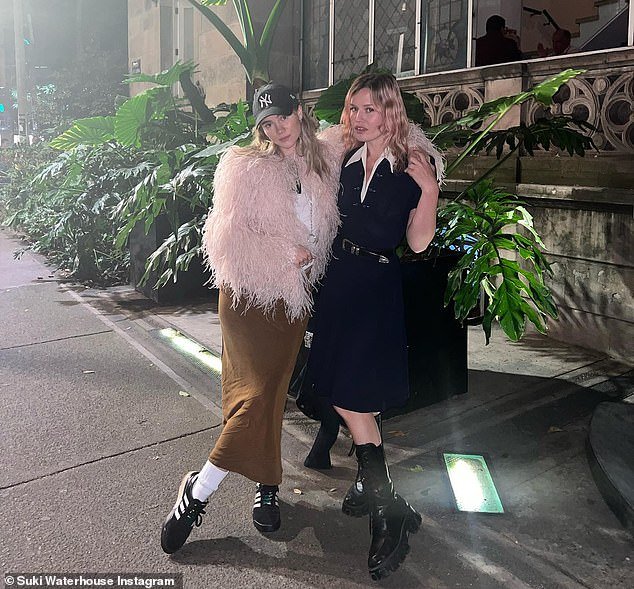 On a journey of discovery: When she wasn't performing, Suki had the chance to enjoy the short trip to Mexico and share some fun moments with her boyfriend Georgia