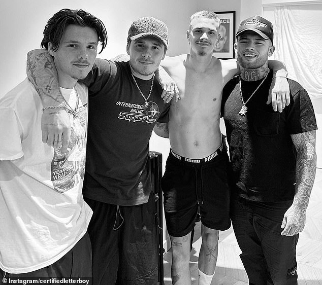 Keeping it in the family: Last month, the Beckham brothers marked the strong bond they share as siblings by getting matching tattoos