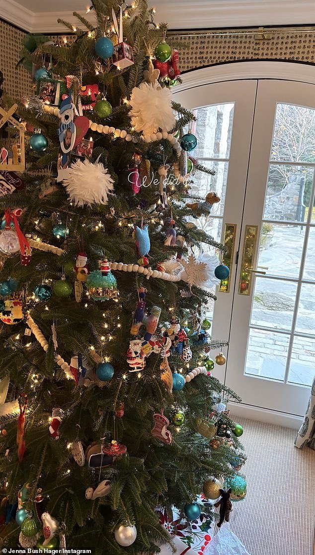 The host shared photos of her festive home and admitted she broke her rule of not putting up her tree until after Thanksgiving