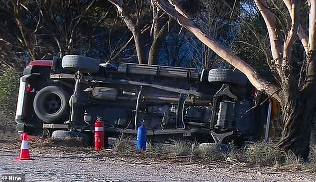 Katrina Brown was driving through South Australia's Yorke Peninsula on Good Friday 2015 when her Mitsubishi 4WD car left the road, rolled over and struck a tree
