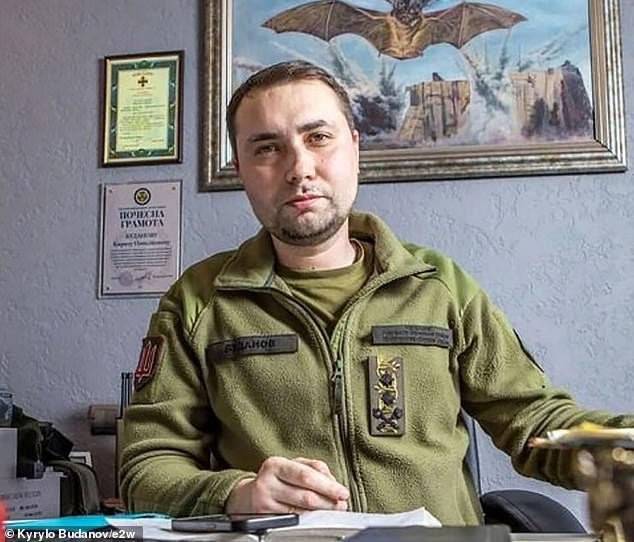 Marianna Budanova is the wife of highly respected Lieutenant General Kyrylo Budanov (pictured), 37, who led operations to attack Russia with missiles and both air and sea drones during the 22-month conflict.