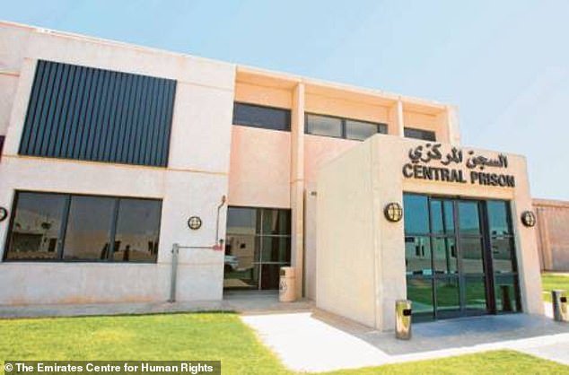 Dubai Central Prison, where Mr Cornelius is being held.  The United Nations has described Mr Cornelius' detention as arbitrary and called on the UAE to release him