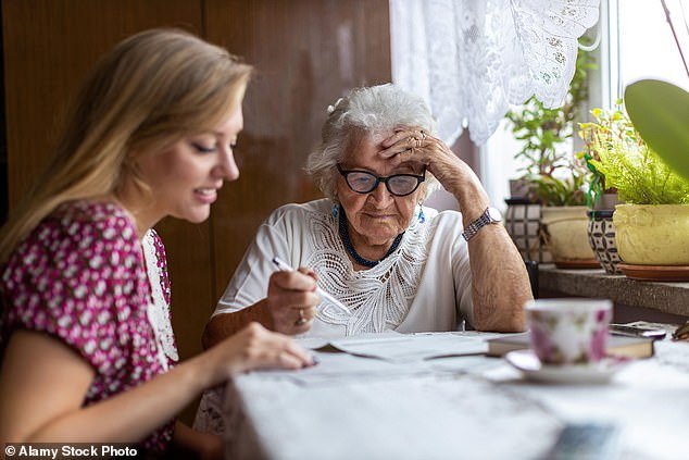 Another explanation could be that some personality traits may make people more resilient to the damage caused by diseases such as Alzheimer's, they said (Stock Image)