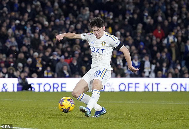 Daniel James extended the lead in the 61st minute to close out the match for Leeds