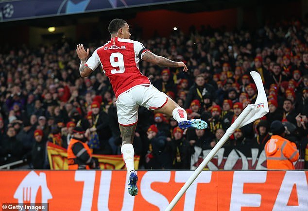 The Brazilian scored in Arsenal's 6-0 defeat of Lens at the Emirates Stadium on Wednesday evening